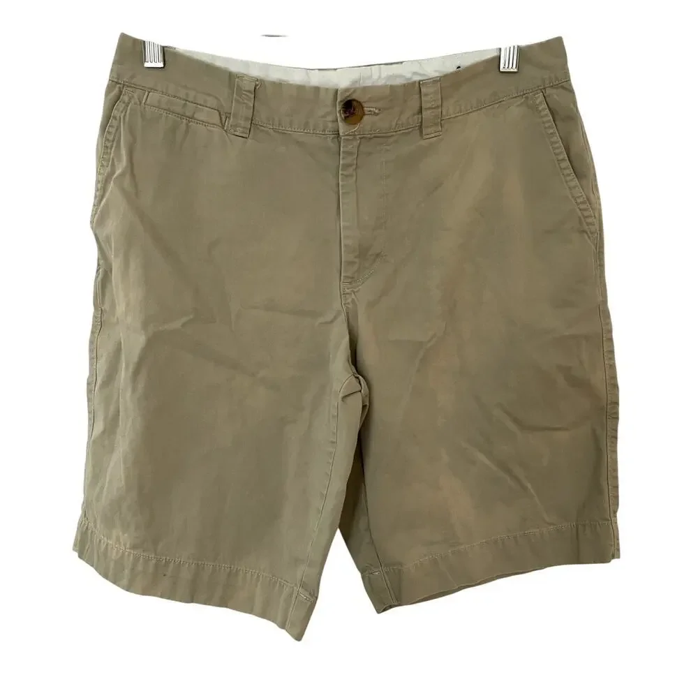 Le Tigre tan cargo shorts men's size 32 cotton pants summer pockets casual